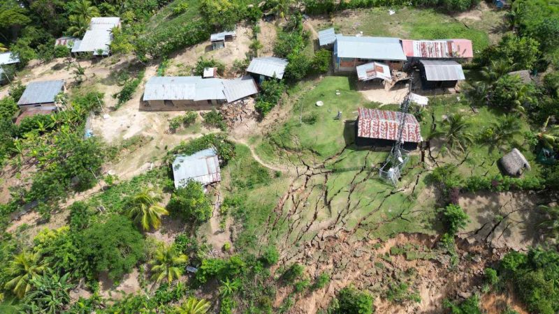 San Martín: falla geológica pone en riesgo a más de 100 familias