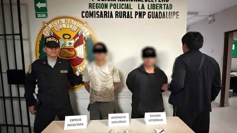 Operativo en Guadalupe permite la captura de dos presuntos integrantes de banda criminal