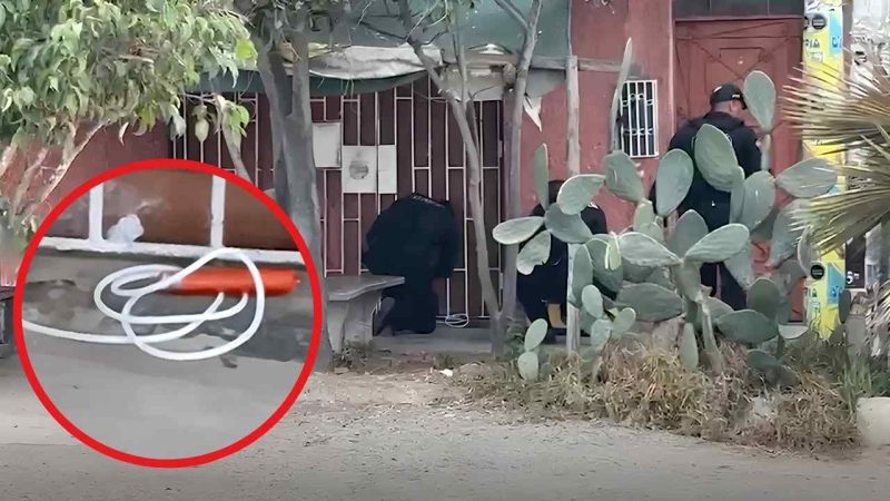 UDEX desactiva explosivo en vivienda de La Esperanza
