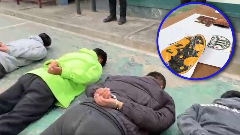 Capturan a banda “Los Moticucos” con stickers extorsivos y municiones en La Esperanza
