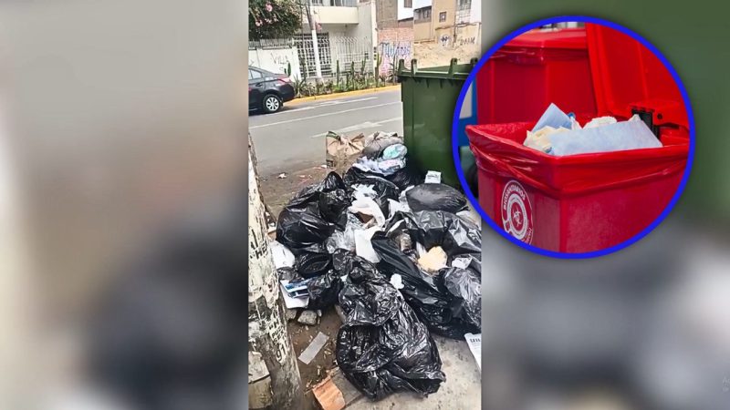 Arrojan residuos hospitalarios en la urb. El Molino