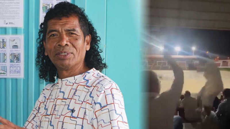 Empujan a ‘Cachay’ durante show en Olmos y termina con fractura en el brazo