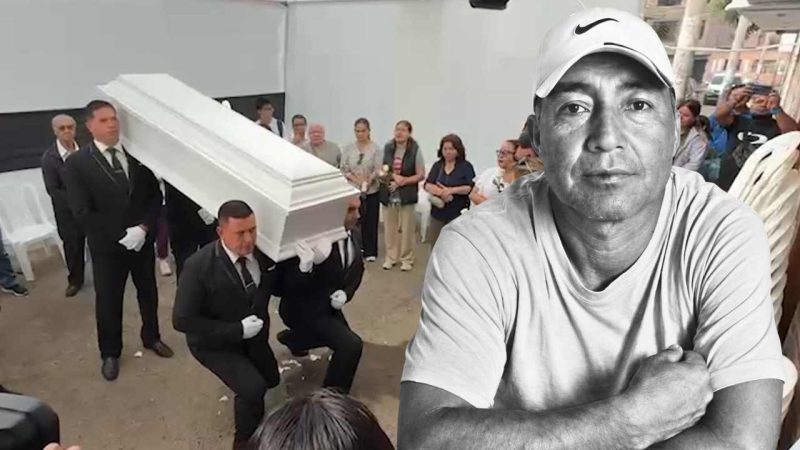 Entre lágrimas despiden a vigilante Juan Martínez atropellado la urb. El Golf